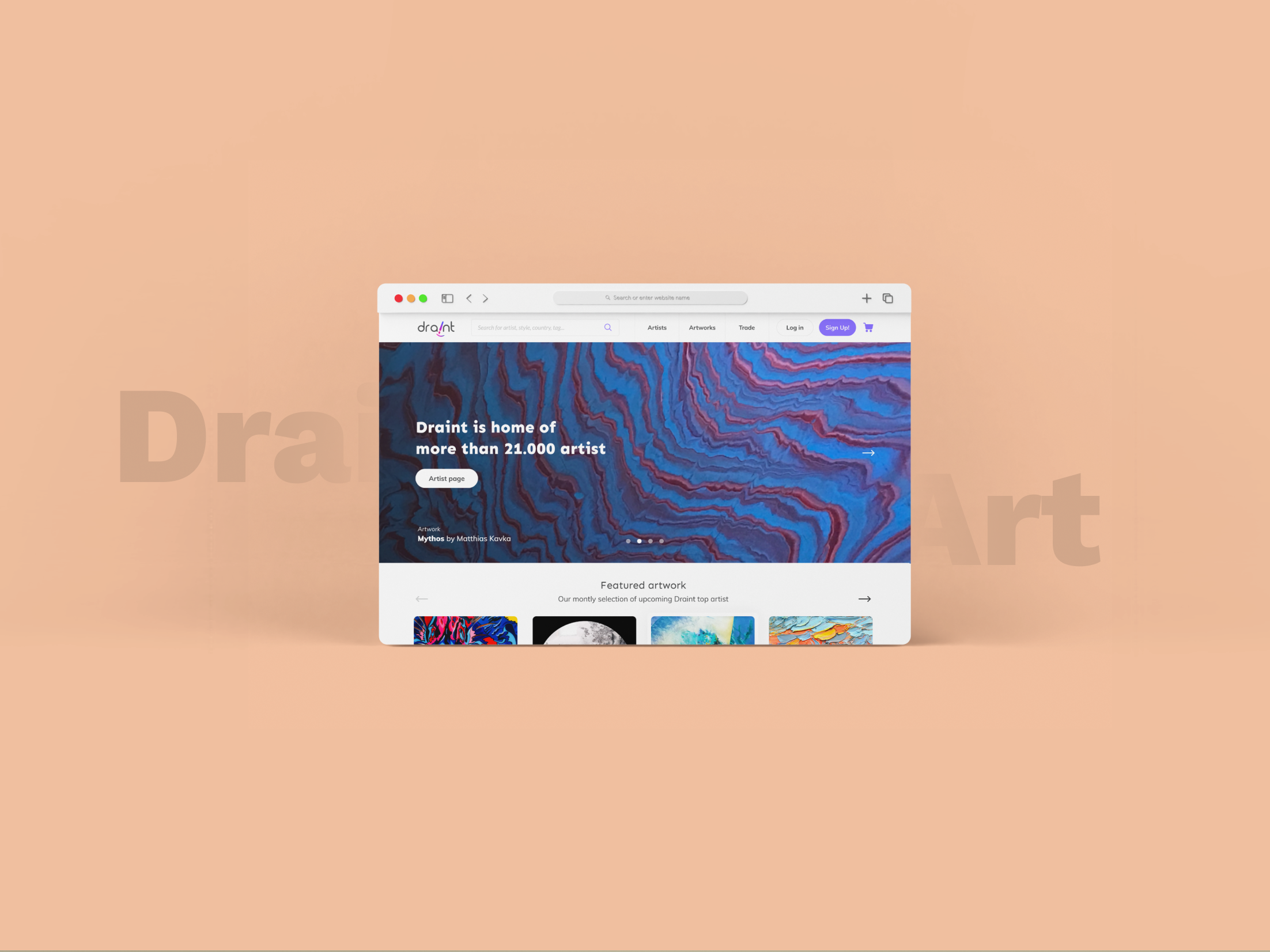 Draint Art case study cover image